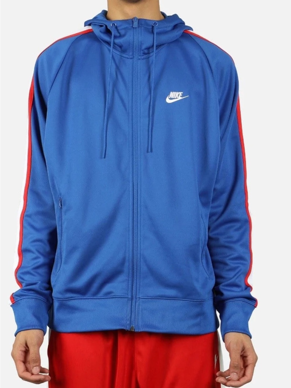 Nike Soccer Football Tribute Full-Zip Hooded Track Jacket Retro Look